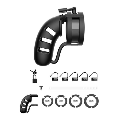 ManCage Model 19 Male Chastity Cock Cage Vented Ballsplitter 4.5 Inch Bondage