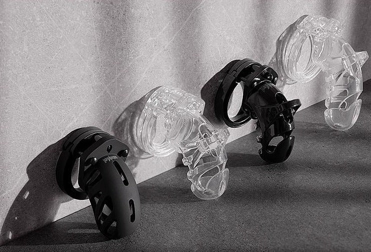ManCage Model 19 Male Chastity Cock Cage Vented Ballsplitter 4.5 Inch Bondage