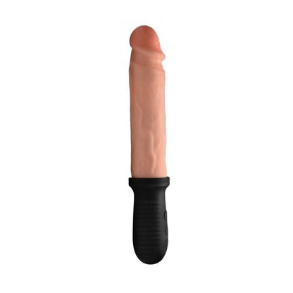 Sexual product with a black base on a white background