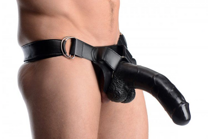 Master Series 9 Inch Hollow Strap On Dildo Penis Sleeve Extender Infiltrator 2