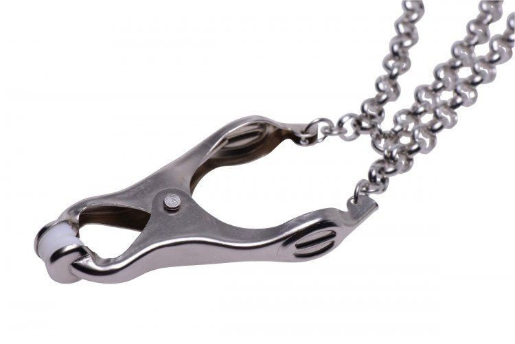 Master Series Affix Triple Chain Nipple Clamps Bondage Fetish BDSM Gear Dom Sub