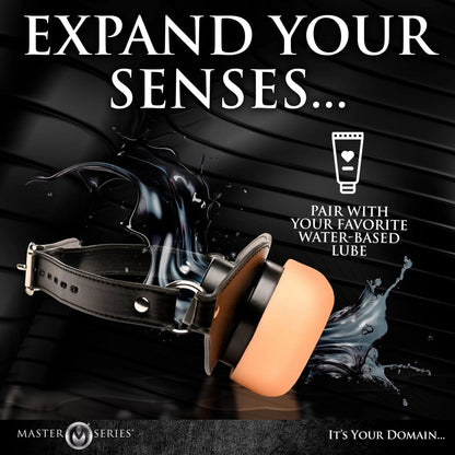 Master Series Ass Face Strap On Mouth Gag Harness BDSM Fetish Mask Masturbator