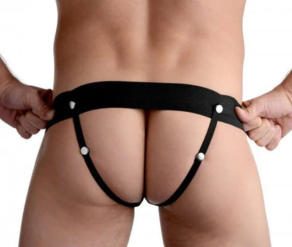 Master Series Pumper Inflatable Hollow 7 Inch Strap On Dildo Penis Silicone Extender