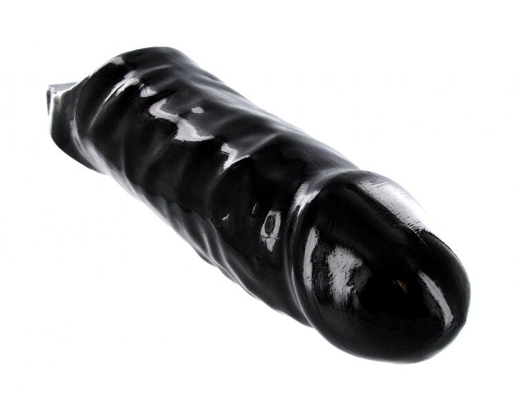 Master Series XL Black Mamba Penis Extender Hollow Sleeve Cock Sheath Extension
