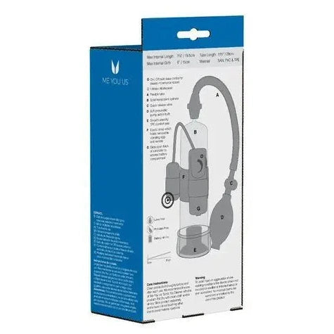 Product packaging with a blue and white design on a white background
