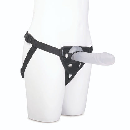 Me You Us 6 Inch Frosted Harness Kit Realistic Strap On Jelly Dildo Pegging BDSM
