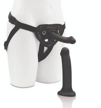 Me You Us Adjustable Strap-on Harness with 6 & 8 Inch Dildo Pegging BDSM Fetish
