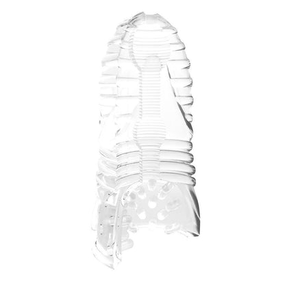 Me You Us Glacier Dual End Clear View Multi Textured Male Masturbator Stroker