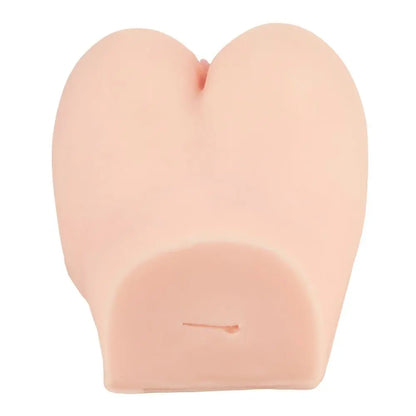Silicone ass form on a white background