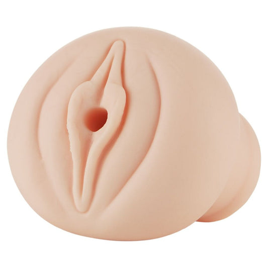 Silicone mold shaped like a female reproductive organ on a white background