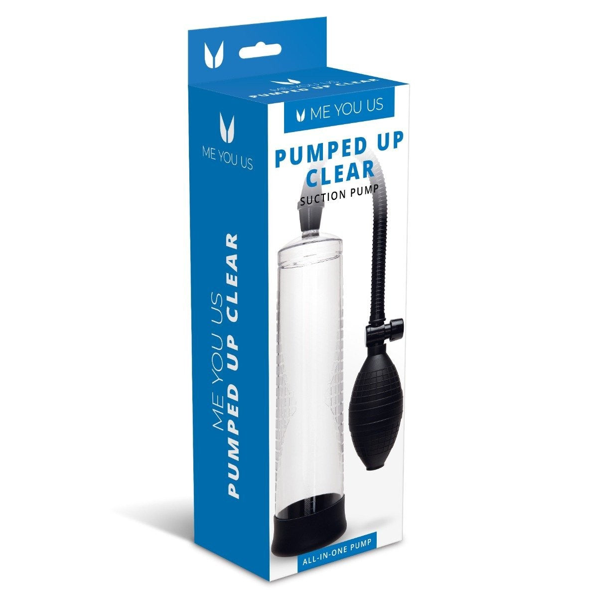 Me You Us Pumped Up Clear Suction Penis Enlargement Pump Length Girth Enhancer