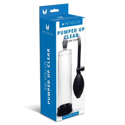Me You Us Pumped Up Clear Suction Penis Enlargement Pump Length Girth Enhancer