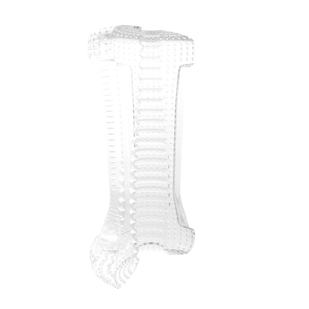 Me You Us Ripple Dual End Stroker Clear Male Masturbator Ribbed Texture Massager