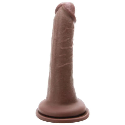 Me You Us Ultra Cock 6.5 Inch Realistic Suction Cup Caramel Veiny Penis Dildo on a white background