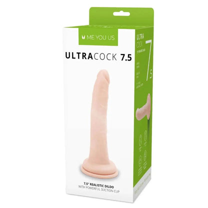Boxed product labeled 'ULTRACOCK 7.5' with a realistic depiction of a male reproductive organ on a white background.