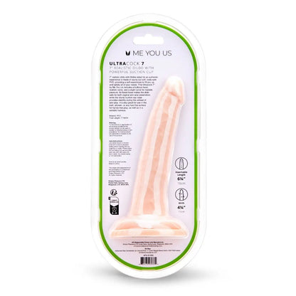 Silicone product in packaging with branding on a white background