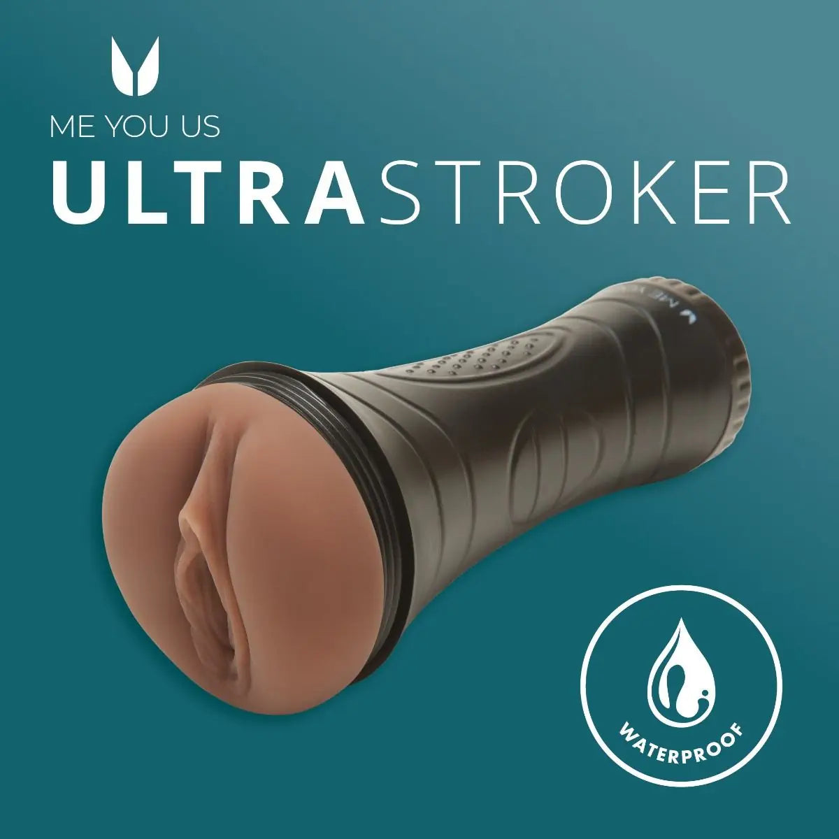Ultra Stroker product on a blue background with 'Me You Us' branding.