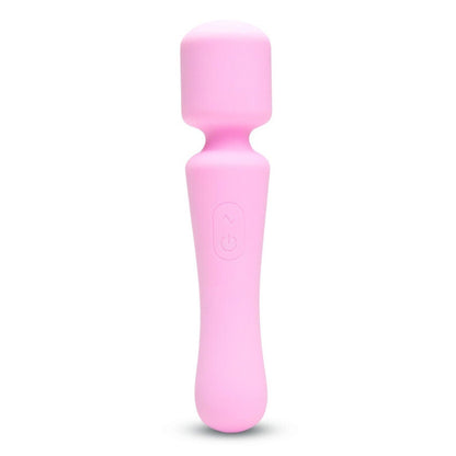 Pink massage wand on a white background