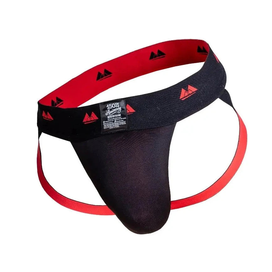 Meyer Marketing Limited Anniversary Edition Jockstrap Reversible Red-Black Small - XX Large