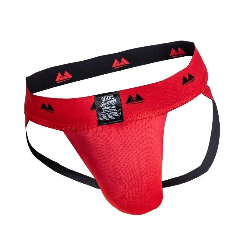 Meyer Marketing Limited Anniversary Edition Jockstrap Reversible Red-Black Small - XX Large