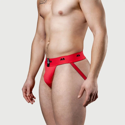 Meyer Marketing Limited Anniversary Edition Jockstrap Reversible Red-Black Small - XX Large
