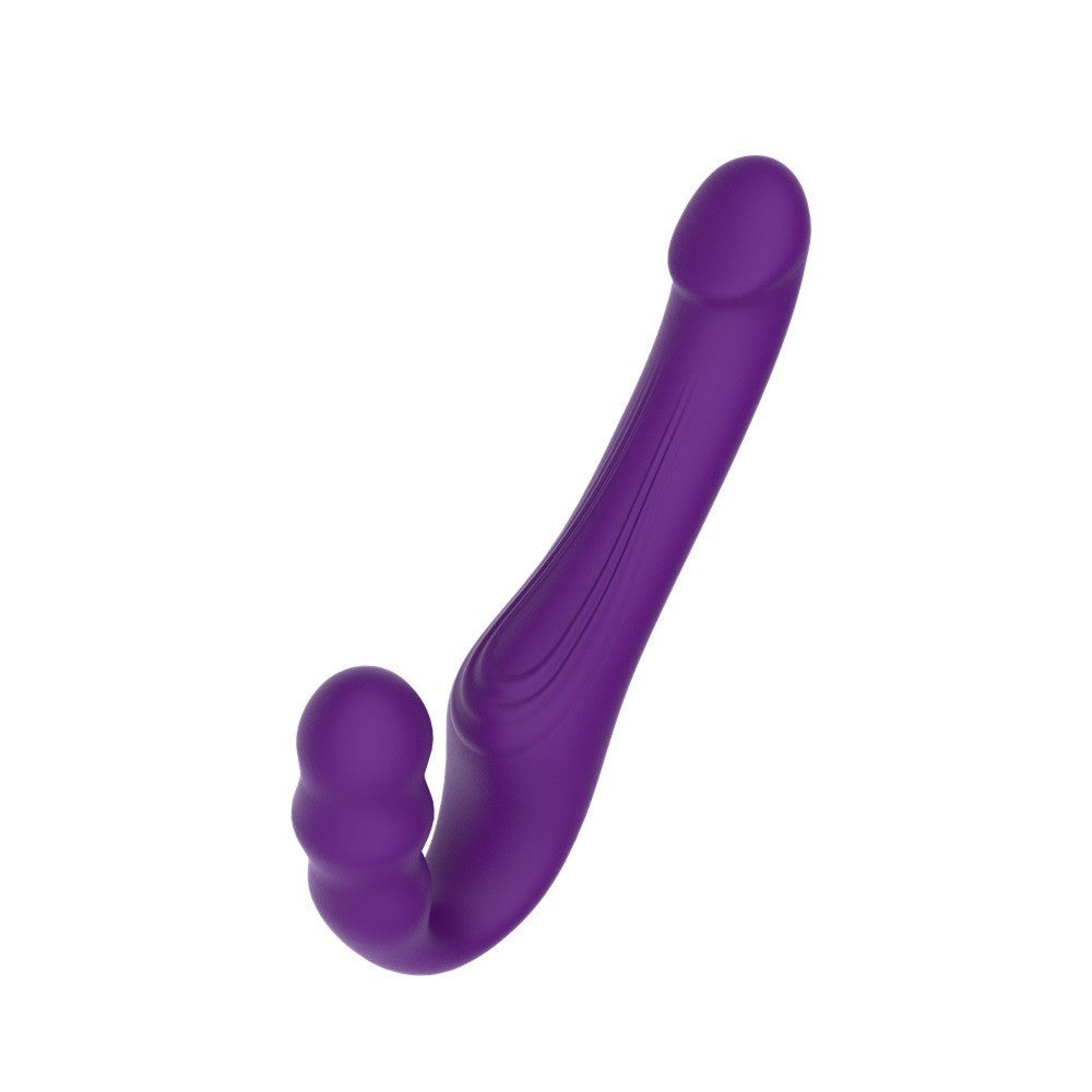 Mina Echo Remote Control Vibrating Strapless Strap On Dildo Silicone Waterproof