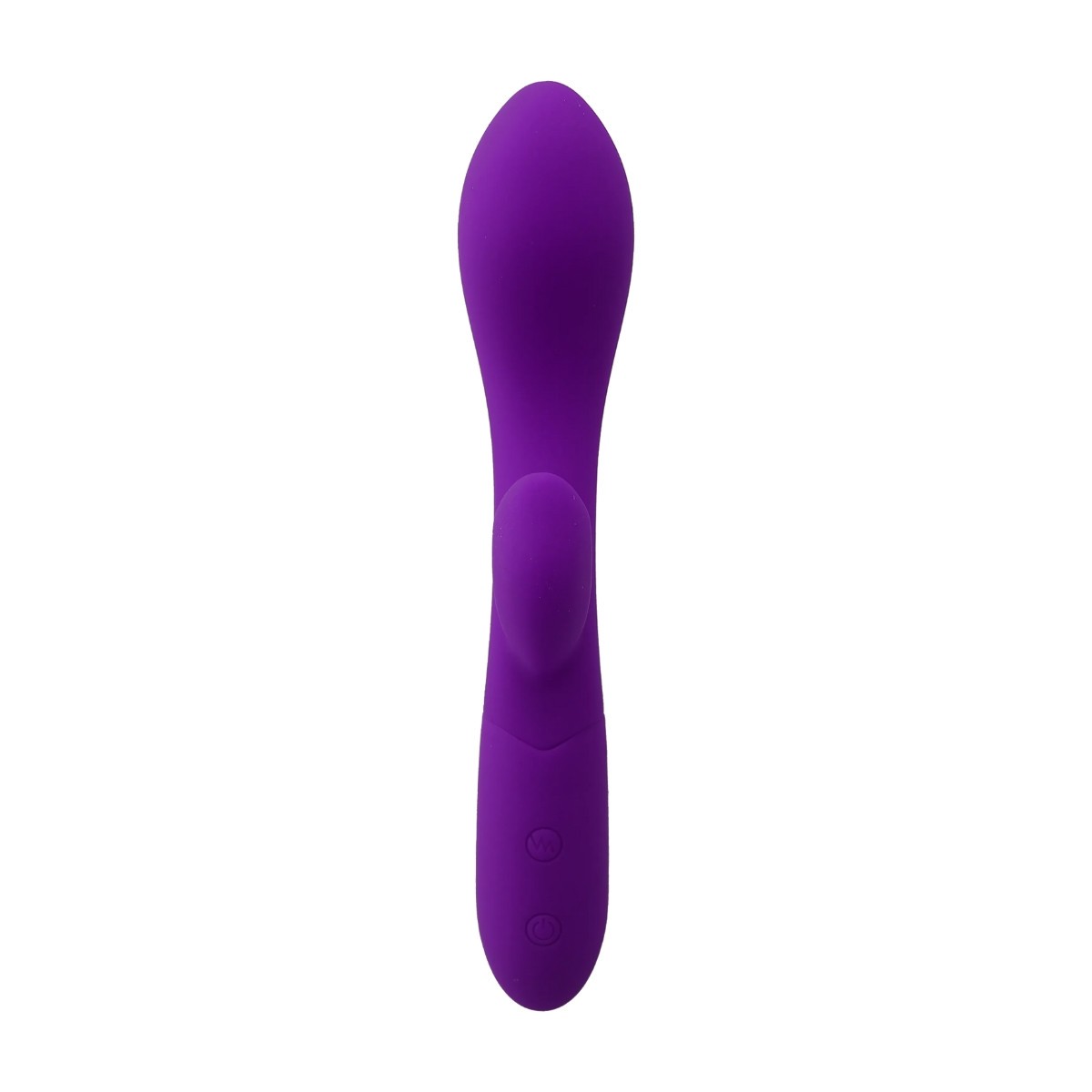 Purple electronic device on a white background