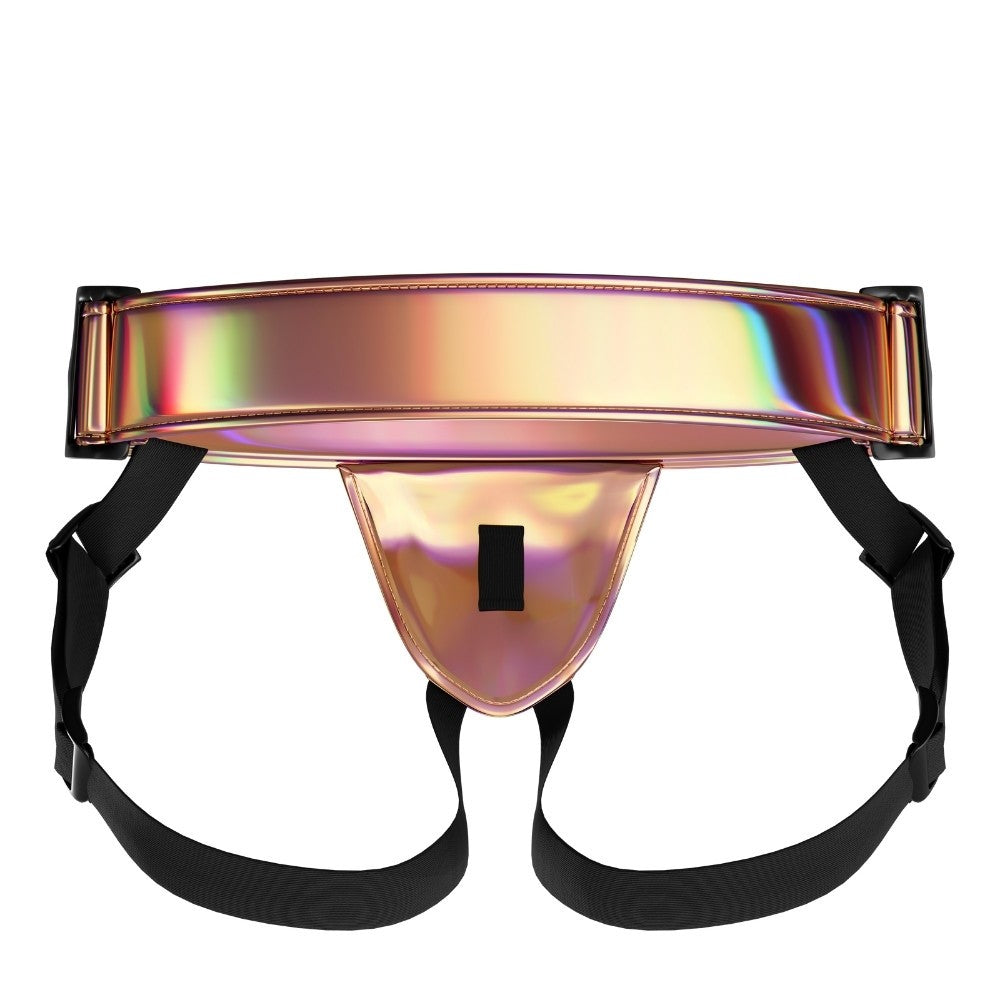 Mina Shimmer Strap-On Dildo Harness Pegging Adjustable Fetish Restraint BDSM