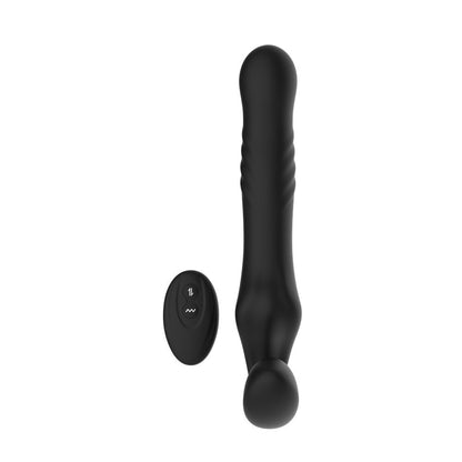 Mina Surge Remote Thrusting & Vibrating Strapless Strap On Silicone Waterproof