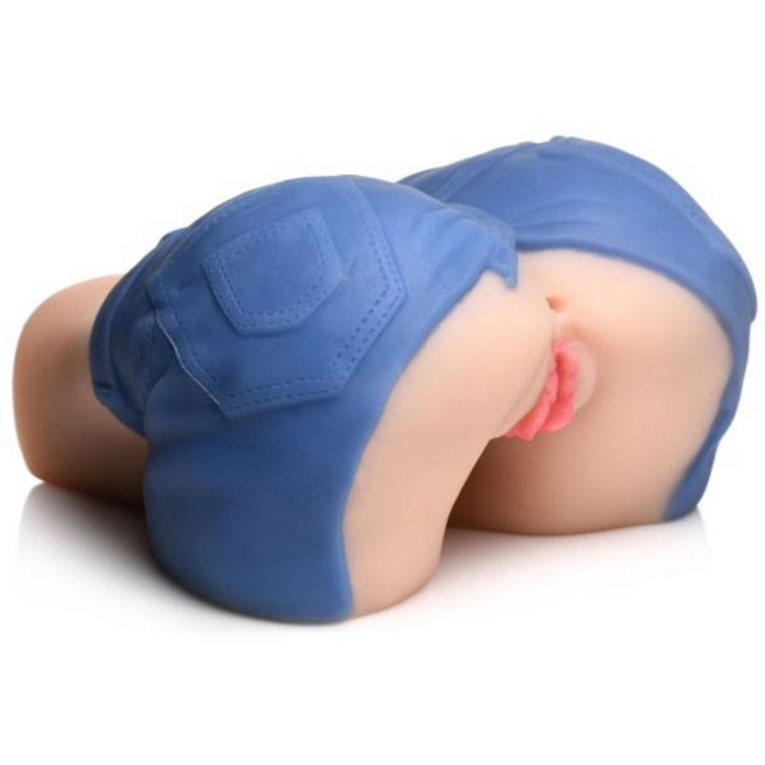 Mistress Denim Shorts Realistic Pussy Ass Male Masturbator Soft Stroker Sex Doll