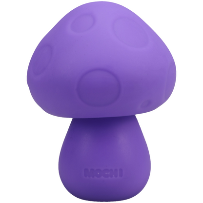 Purple mushroom-shaped sex toy with 'Mochi' branding on a white background