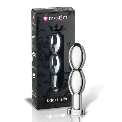 Mystim O(h)t-thello product with packaging on a white background