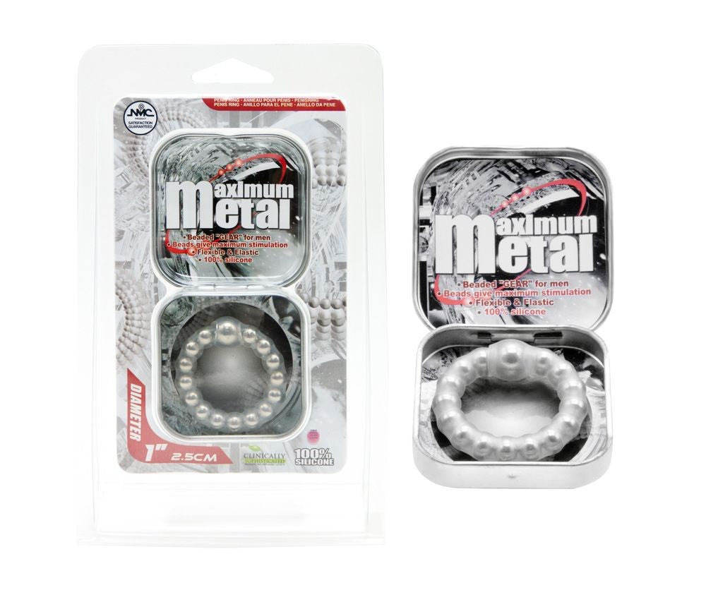 Maximum Metal product packaging on a white background