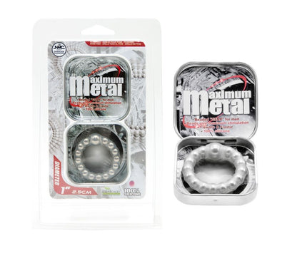 Maximum Metal product packaging on a white background