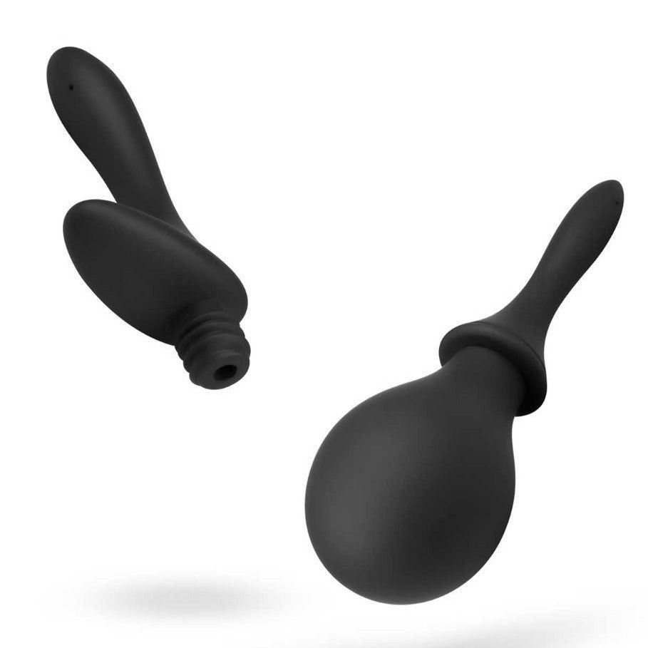 Nexus 260ml Douche Duo Kit Anal Prostate Enema Nozzles Silicone Cleaning Kit