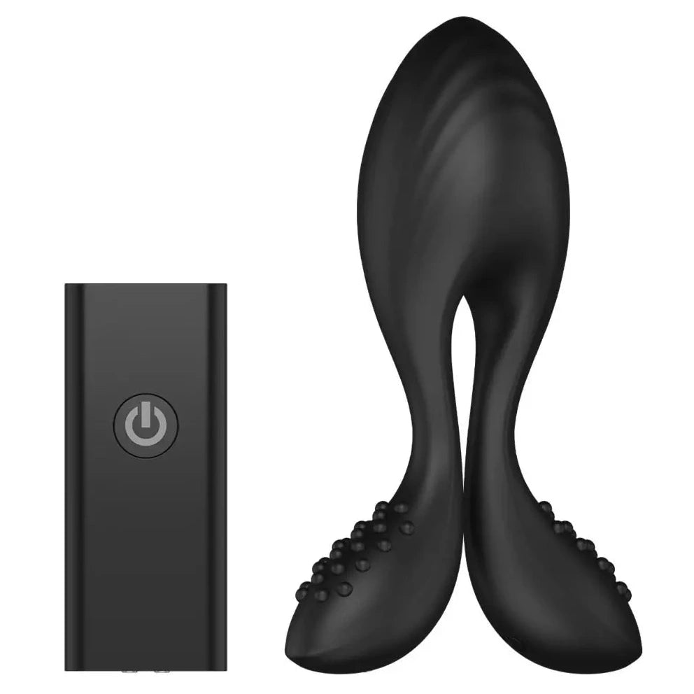 Nexus Bendz Bendable Remote Vibrator Anal Butt Plug Silicone Massager Large on a white background