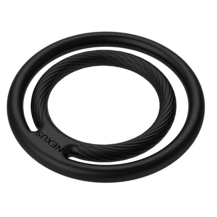Two black rings stacked on a white background with 'Nexus' branding.