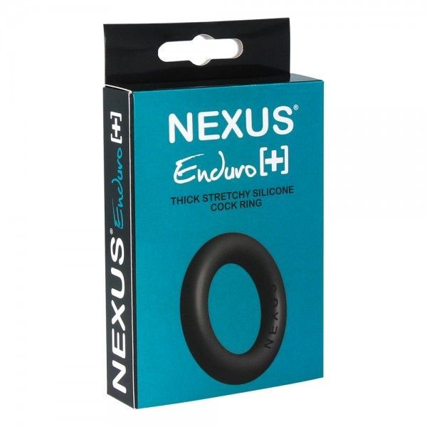 Nexus Enduro thick stretchy silicone cock ring packaging on a white background