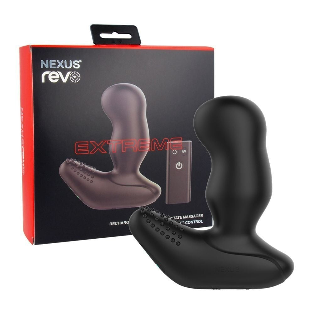 Black Nexus Revo Extreme product with packaging on a white background