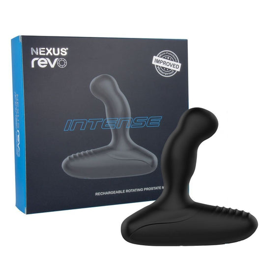 Black Nexus Revo Intense device with packaging on a white background