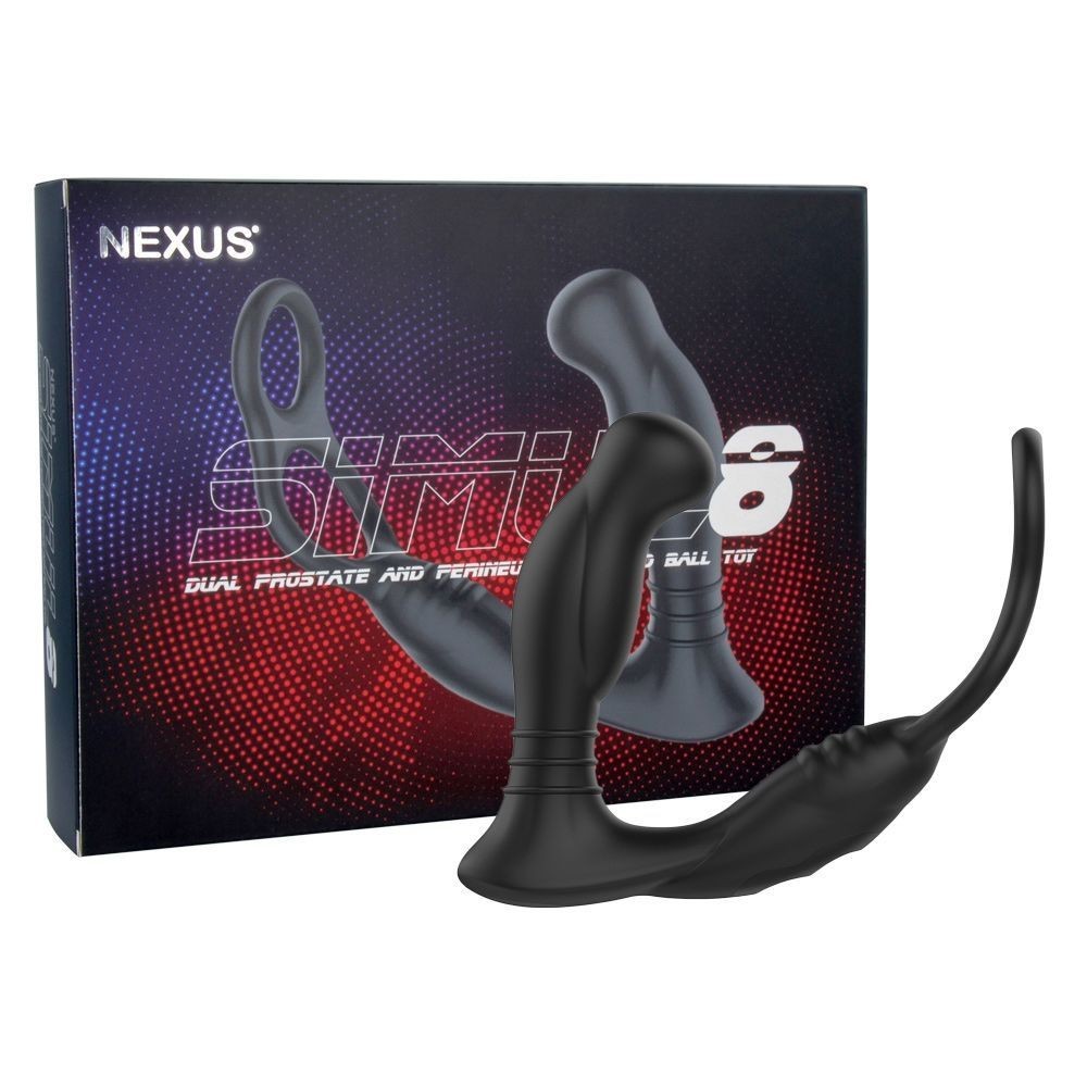 Black Nexus product with packaging on a white background