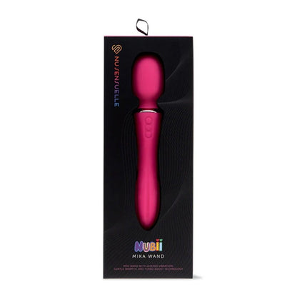 Pink Mika Wand in a black box with Nubii branding on a white background