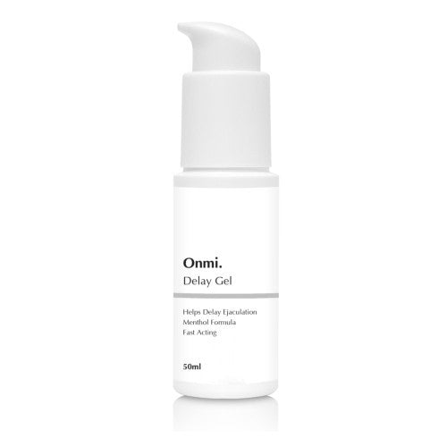 Onmi Delay Gel container on a white background