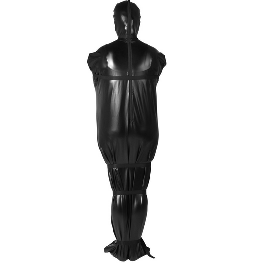 Ouch! Xtreme Body Bag & Nylon Straps Bondage Cuffs Restraint Roleplay Fetish Kit
