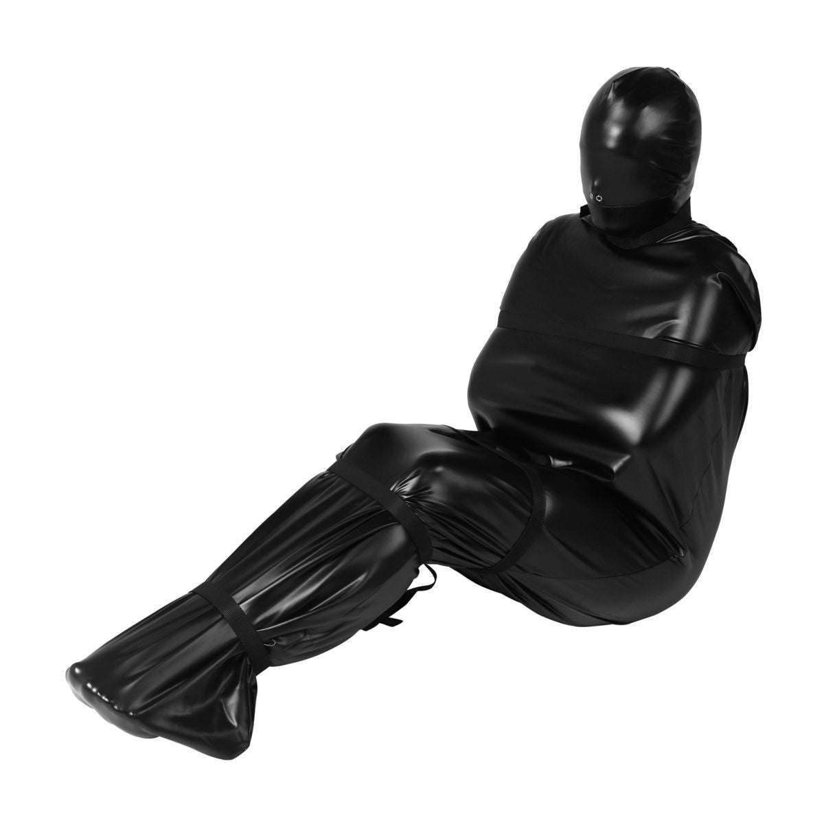 Ouch! Xtreme Body Bag & Nylon Straps Bondage Cuffs Restraint Roleplay Fetish Kit