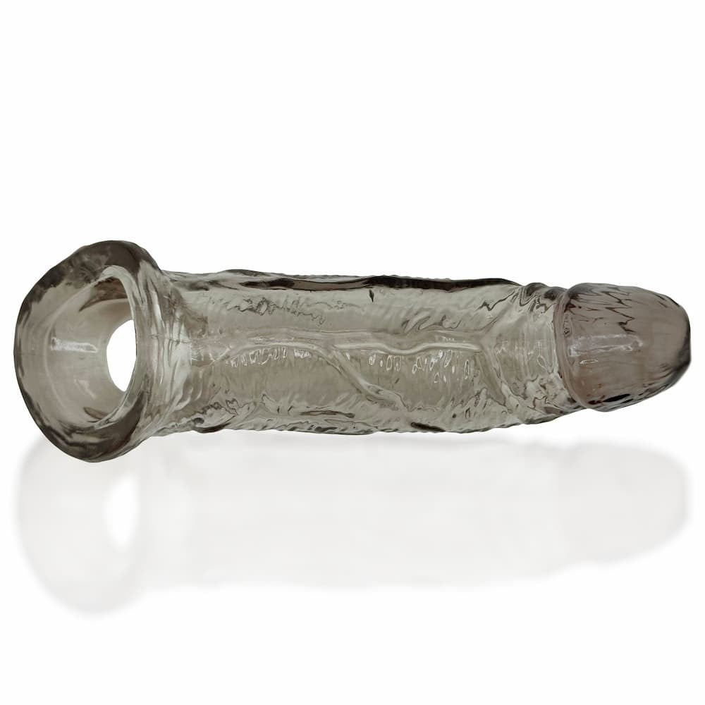 Penis Extender Sleeve with textured surface on a white background