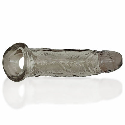 Penis Extender Sleeve with textured surface on a white background