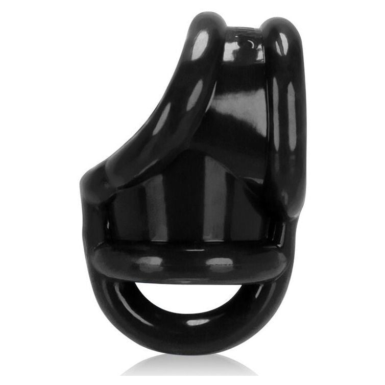 Oxballs Ballsling Ball-Split-Sling Cock Ring Testicle Stretcher Bondage Black