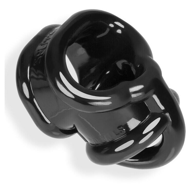 Oxballs Ballsling Ball-Split-Sling Cock Ring Testicle Stretcher Bondage Black