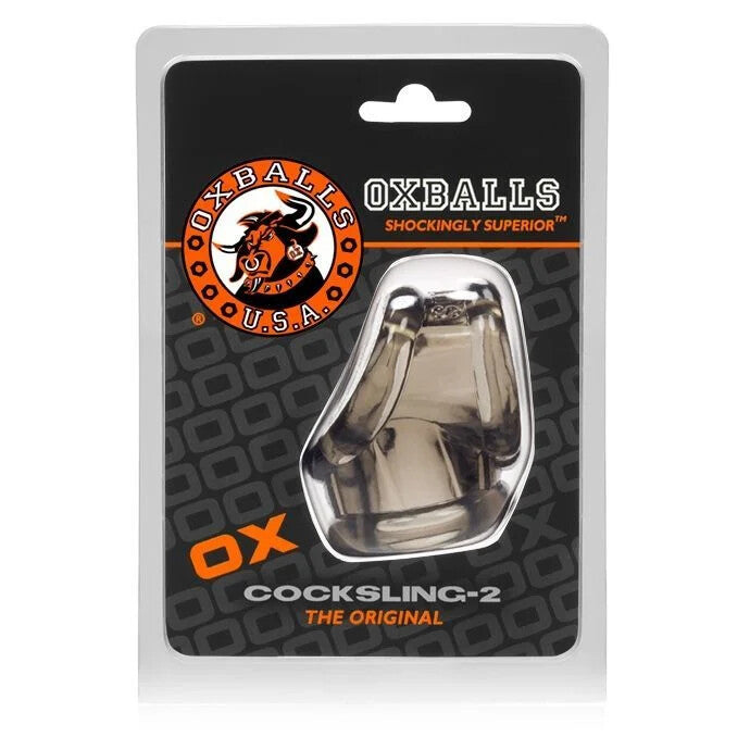 Packaged OXBALLS product with clear plastic cover on a white background